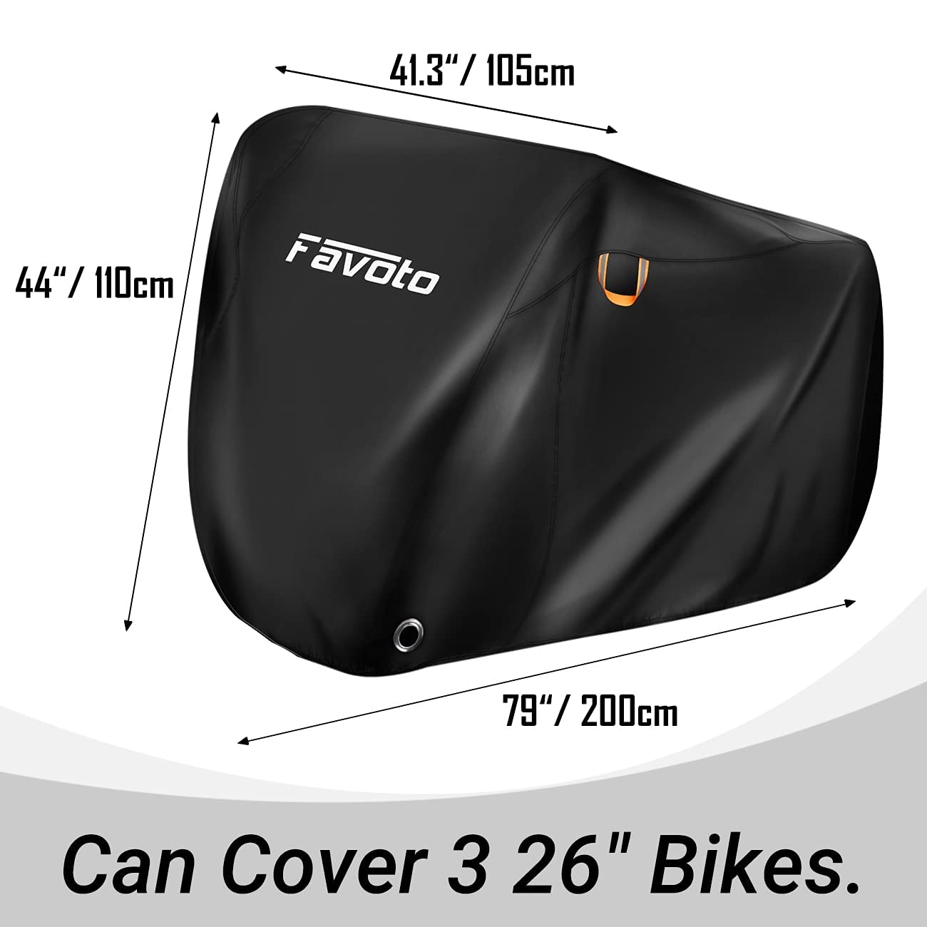 Favoto waterproof bike cover product photo