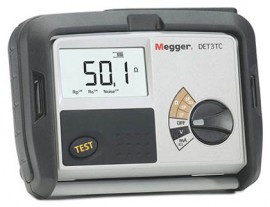 Megger DET3TC digital ground resistance tester product photo