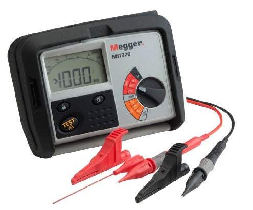 Megger MIT320 medidor de resistencia de aislamiento foto del producto