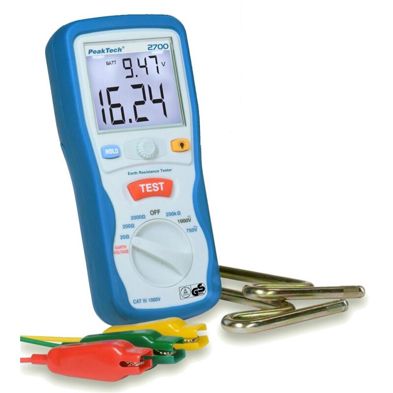 PeakTech P 2700 Erdungsmessger&auml;t Produktfoto