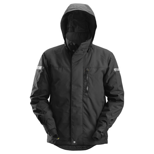 Chaqueta impermeable y aislada Snickers Workwear 1102 AllroundWork Waterproof 37.5 con capucha desmontable