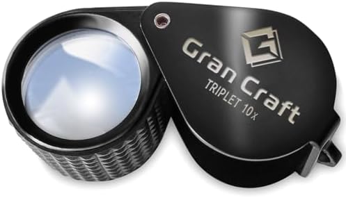 【プロ鑑定士と共同開発】ルーペ GranCraft 鑑定・観察用 10倍 ジュエリールーペ(Amazon商品画像)