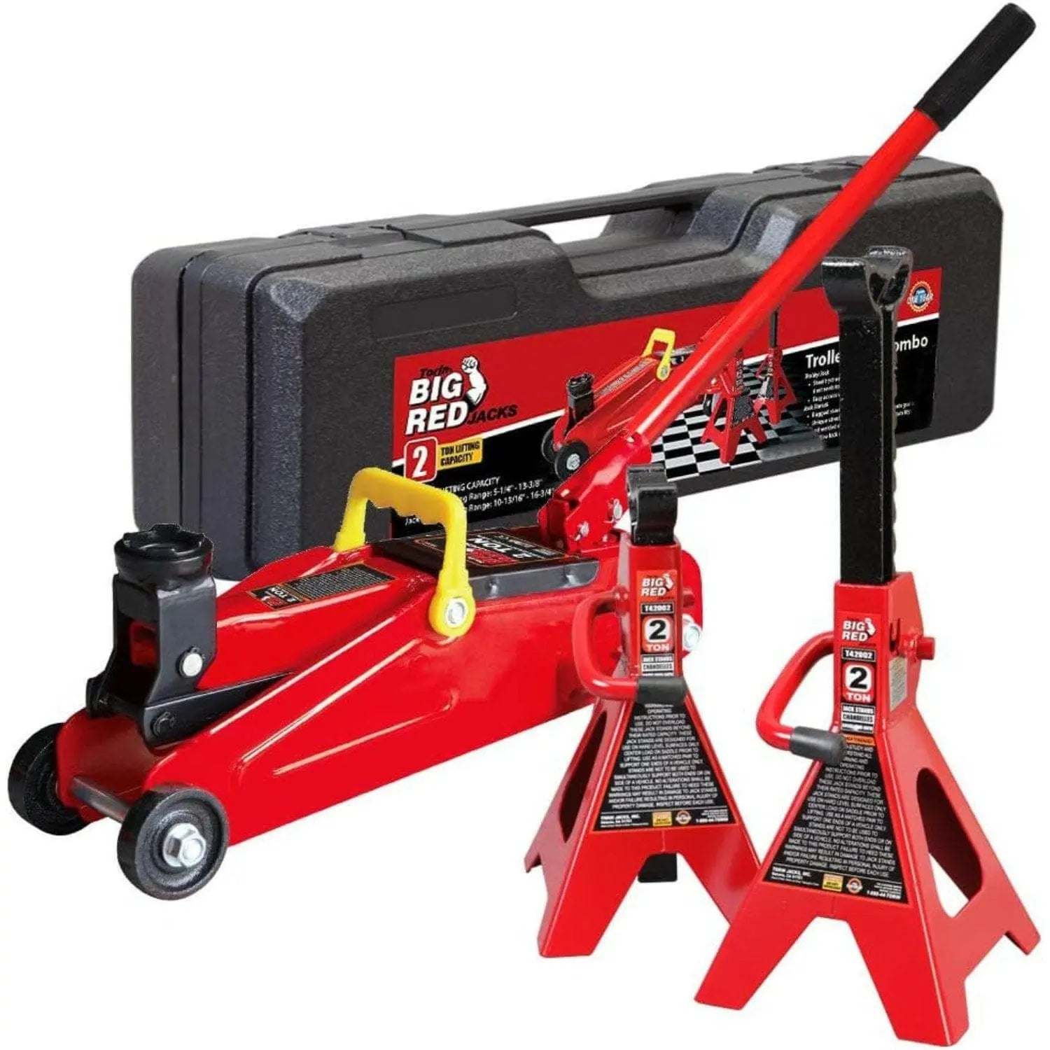 Torin Big Red T82001S 2 ton hydraulic trolley floor jack product photo