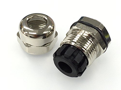 日本AVC メタルケーブルグランド MBA20M-08(真鍮ニッケル鍍金・IP68)