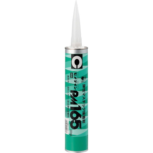 セメダイン 弾性接着剤《PM165》速硬化・多用途タイプ ノンプライマー 333ml(RE-020) 画像2(楽天商品画像)