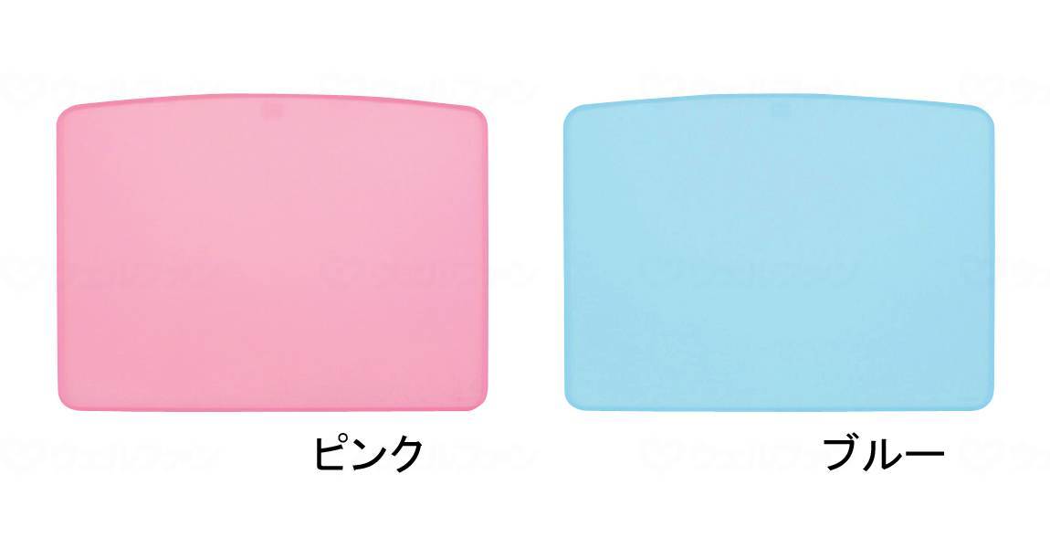 台和 ノンスリップマット(シリコン滑り止めシート、食事用) HS-N19 ピンク/ブルー