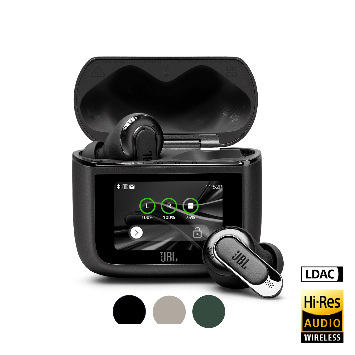 JBL Tour Pro 3 true wireless earbuds and smart charging case