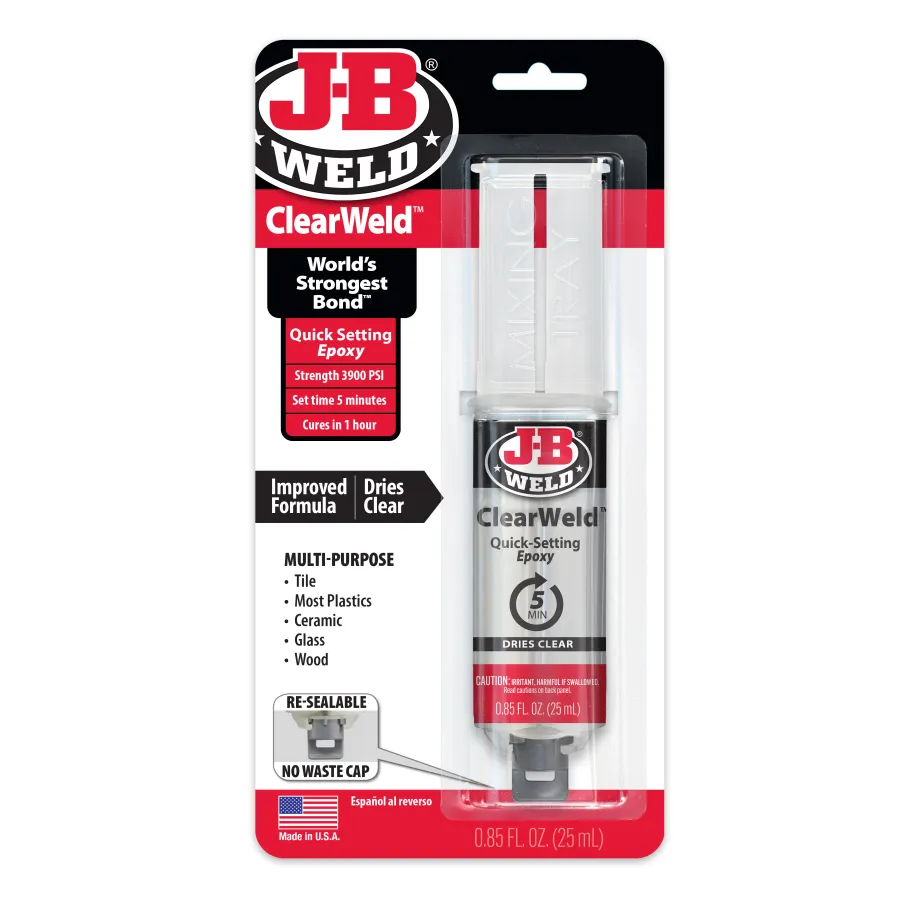 J-B Weld ClearWeld 5-Minute Epoxy