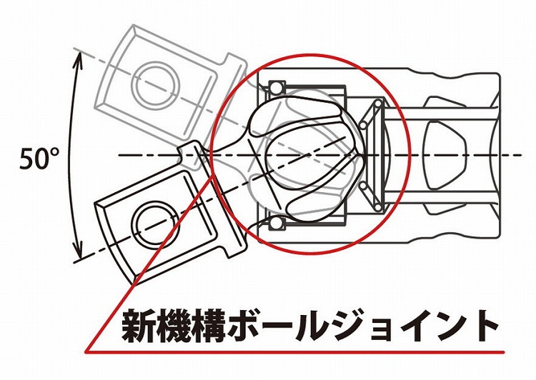 Ko-ken(コーケン) Z-EAL ユニバーサルジョイント 差込角9.5mm 3771Z
