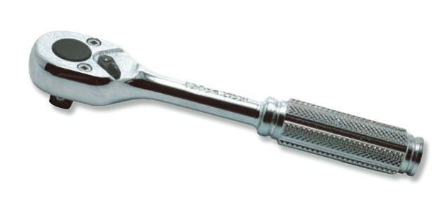 Ko-ken(コーケン) ラチェットハンドル(ローレットグリップ) 差込角6.35mm(1/4インチ) 2753N