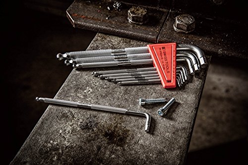 PB SWISS TOOLS 3212LH-10 ローレット入ボール付ロング六角レンチセット(9本組)