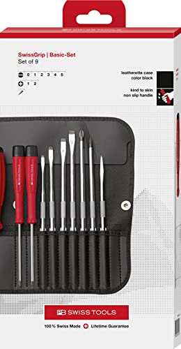 PB SWISS TOOLS 8215.CBB 差替式ドライバーセット(9本組、ボックスケース)