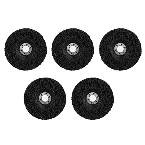 5PCS 100mm 60# ユニロンブラックディスク ソフト ディスクグラインダー用 ナイロンディスク 画像2(Amazon商品画像)