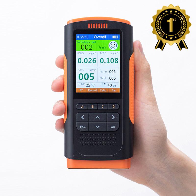 サンワサプライ 空気汚染測定器 CHE-PM25(アウトレット品、ホルムアルデヒド・TVOC対応)
