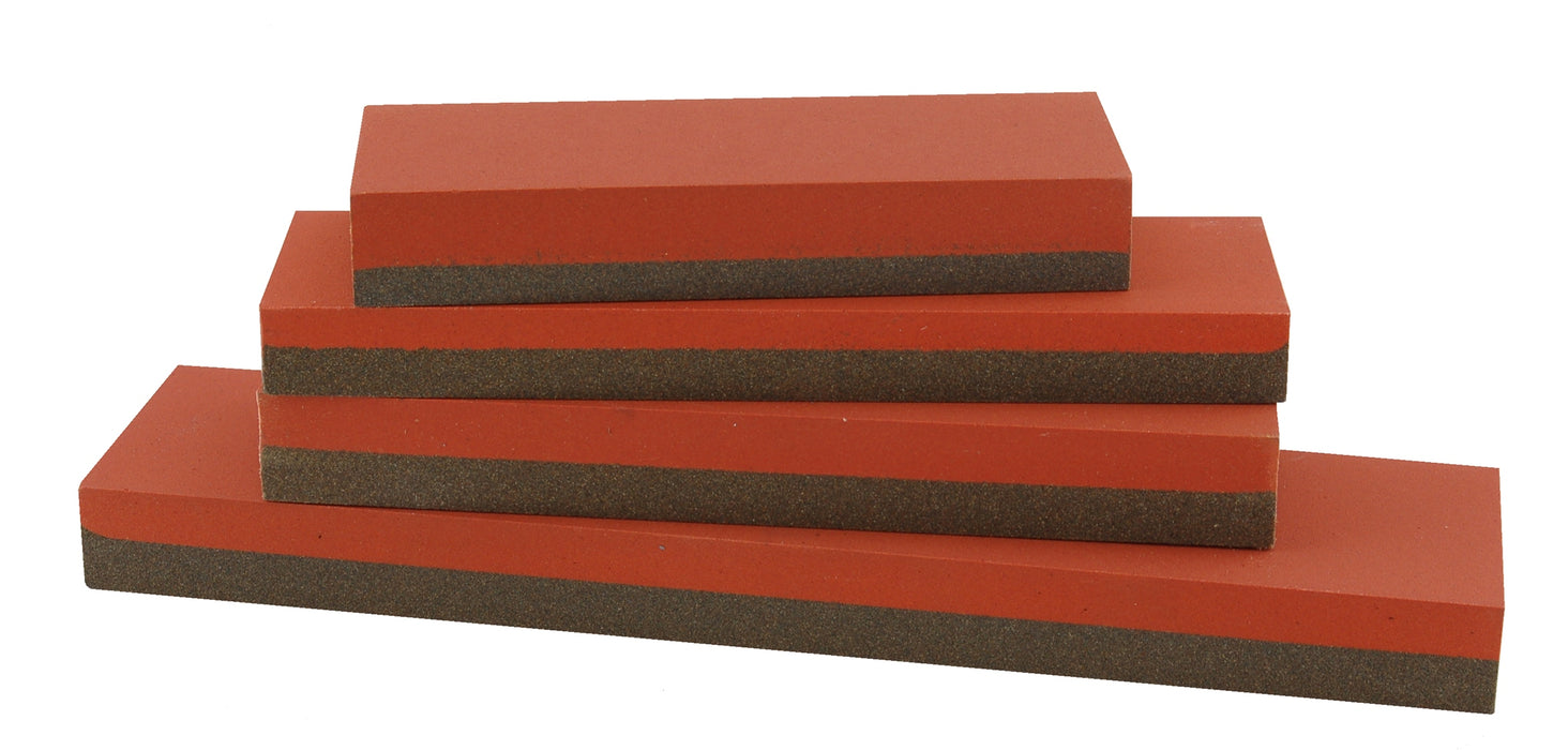Norton India combination oilstone, coarse (150 grit) / fine (400 grit) aluminum oxide benchstone