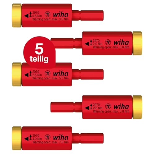 ノガ・ウォーターズ wiha 絶縁 イージートルク アダプターセット 5本組 HGZ147VDEETA5