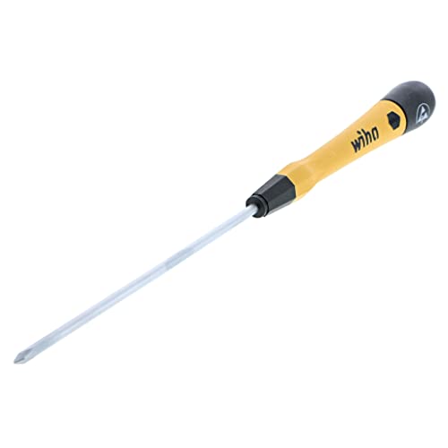 Wiha 27333 ESDセーフピコフィニッシュ精密ドライバー - プラス#0 x 100mm