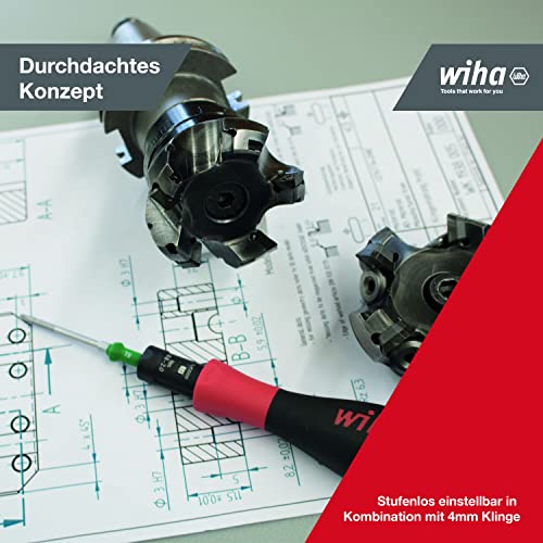 wiha トルクドライバ 4mm 六角 トルクバリオ 0.4-1Nm 26461