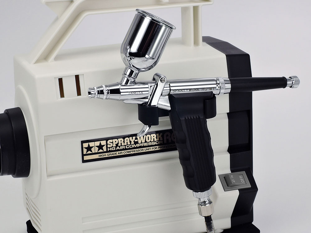 タミヤ スプレーワーク HG コンプレッサー レボII 74542