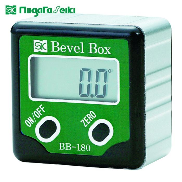 新潟精機(Niigataseiki) SK ベベルボックス(デジタル角度計) ±180.0° BB-180