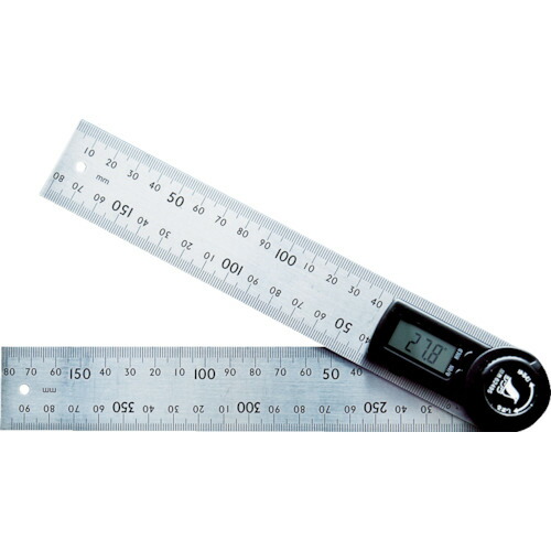 シンワ測定(Shinwa Sokutei) デジタルプロトラクター ホールド機能付き 20cm 62495