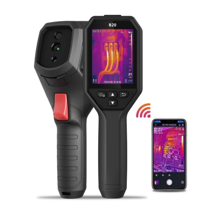 HIKMICRO B20 正面・スマホ連携UI