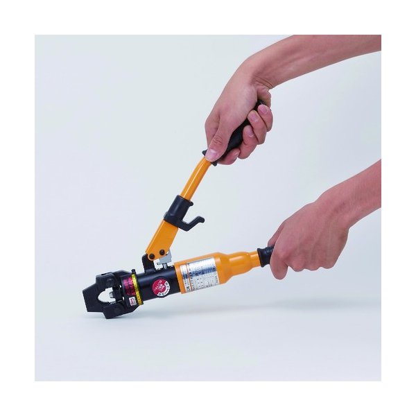 ロブテックス(LOBSTER/エビ印/LOBTEX) 手動油圧式圧着工具 AKH60N 使用例