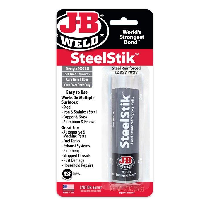 J-B Weld SteelStik 8267 のパッケージ(別店舗の商品ページ画像)