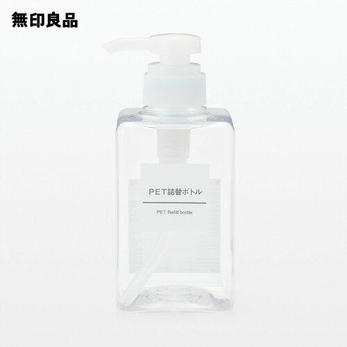 PET詰替ボトル クリア 400mL 別カット