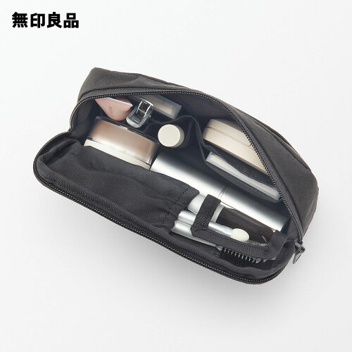 リンクルナイロン 大きく開くポーチ・L 商品画像