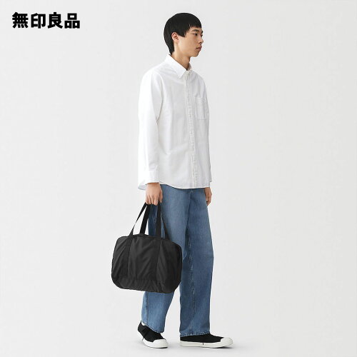 たためる撥水 旅に便利なボストンバッグ・36L用 黒 別カット