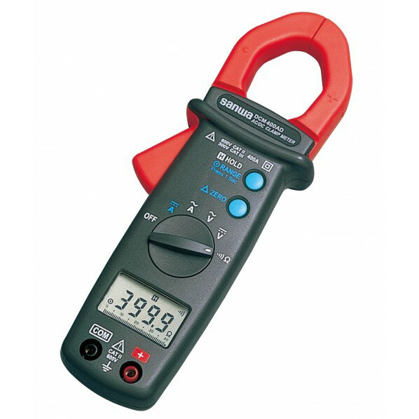 三和電気計器 DCM400AD DC/ACクランプメータ 正面