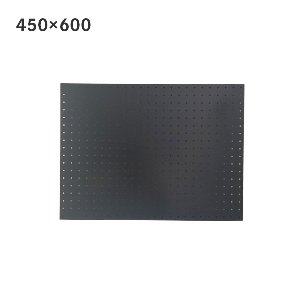 サンカ スチールパンチングボード 450×600mm ブラック 60001