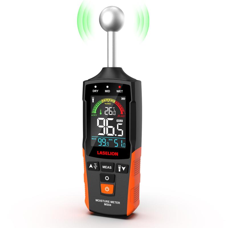 LASELION MS04 ピンレス水分計 ボールプローブ 非破壊エリアスキャン